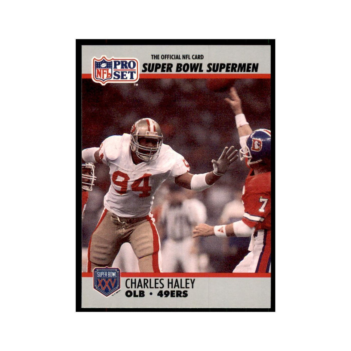 1990 Pro Set Silver Anniversay Commemorative Charles Haley #95