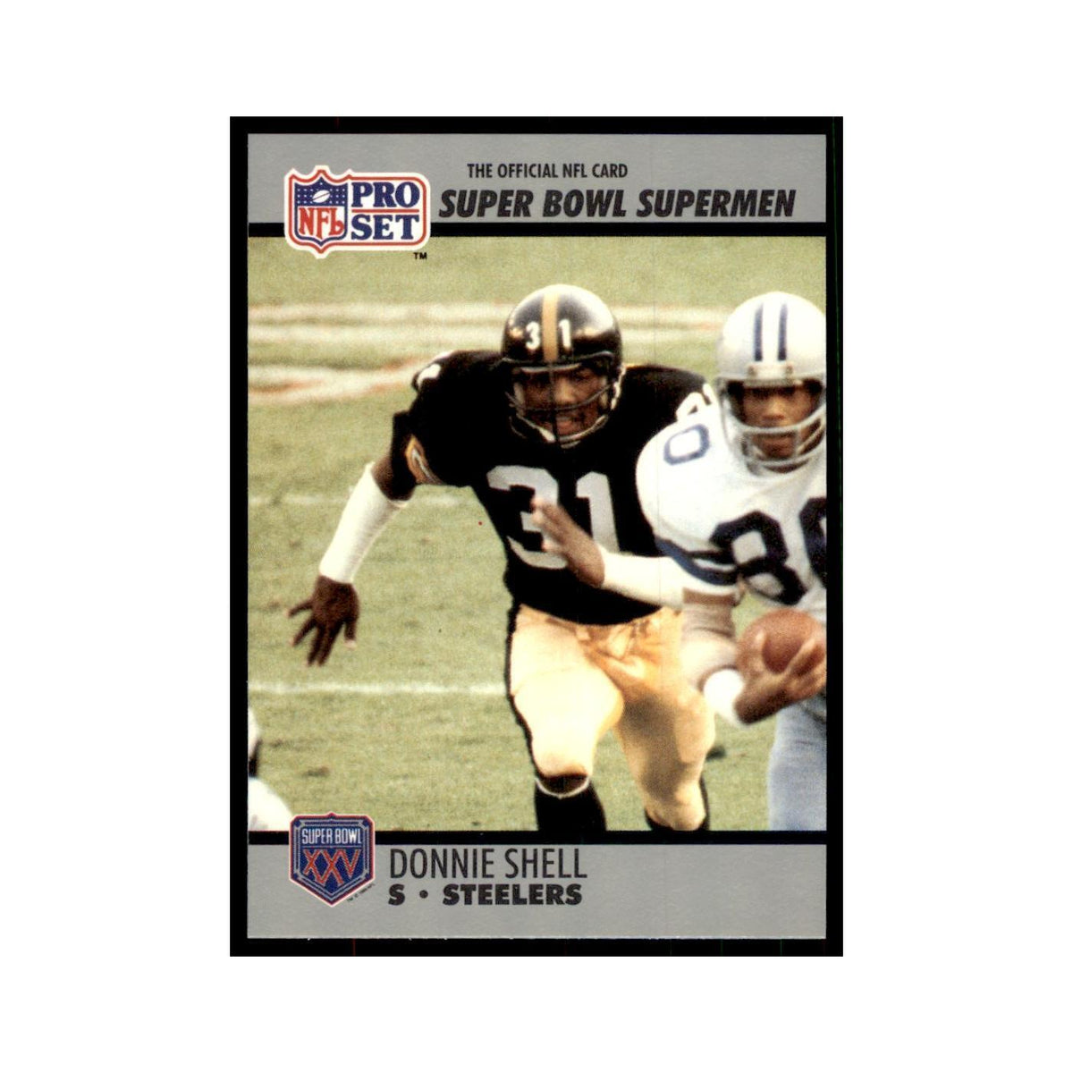 1990 Pro Set Silver Anniversay Commemorative Donnie Shell #113