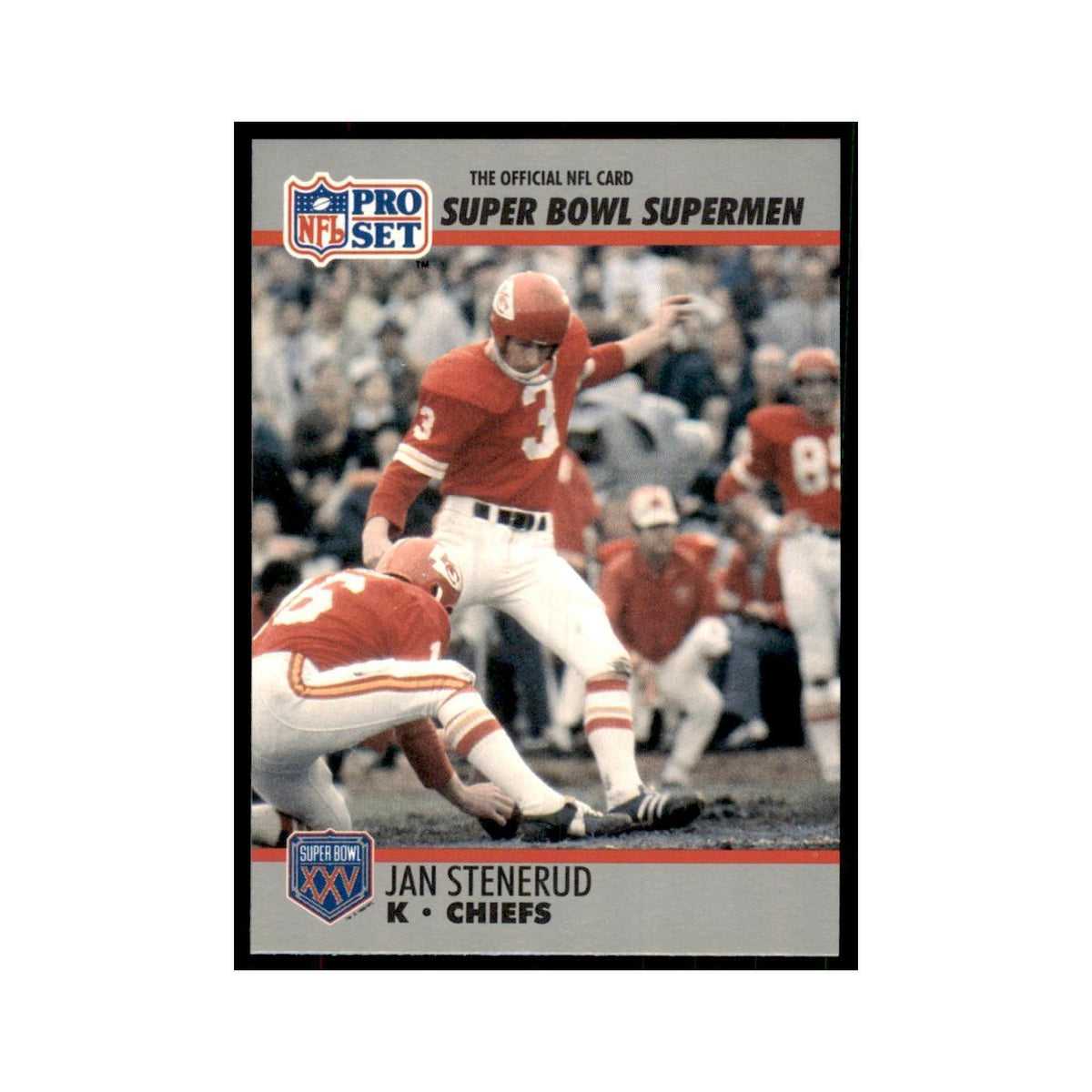 1990 Pro Set Silver Anniversay Commemorative Jan Stenerud #122