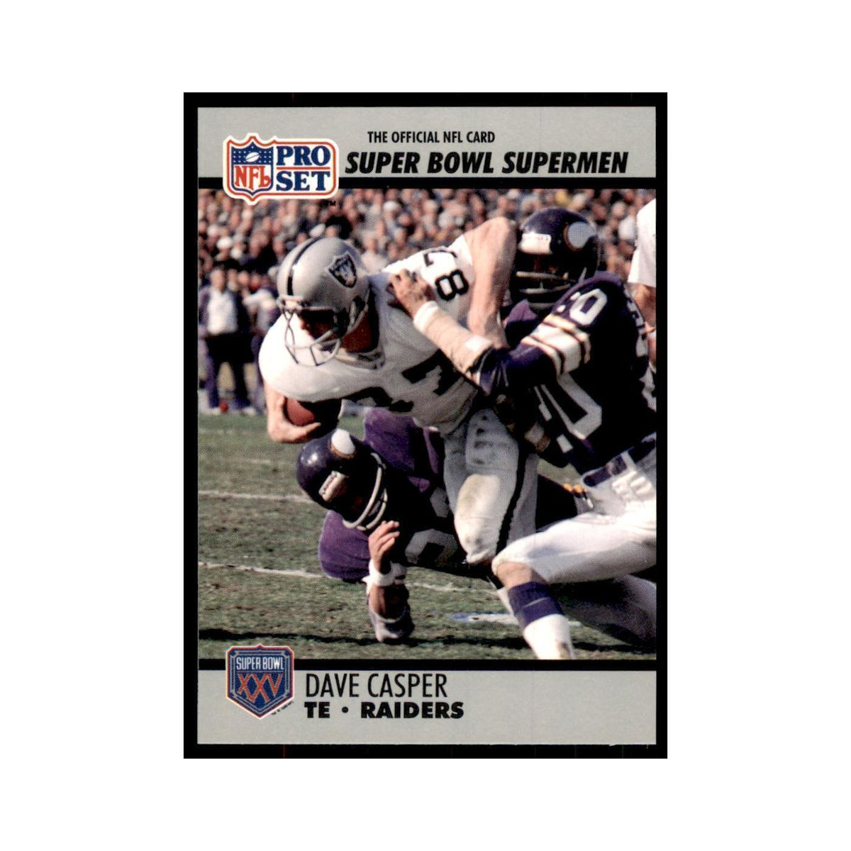 1990 Pro Set Silver Anniversay Commemorative Dave Casper #53
