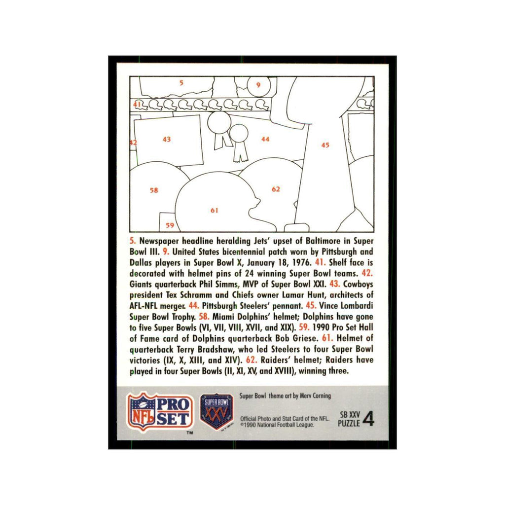 1990 Pro Set Silver Anniversay Commemorative Puzzle 4 #4