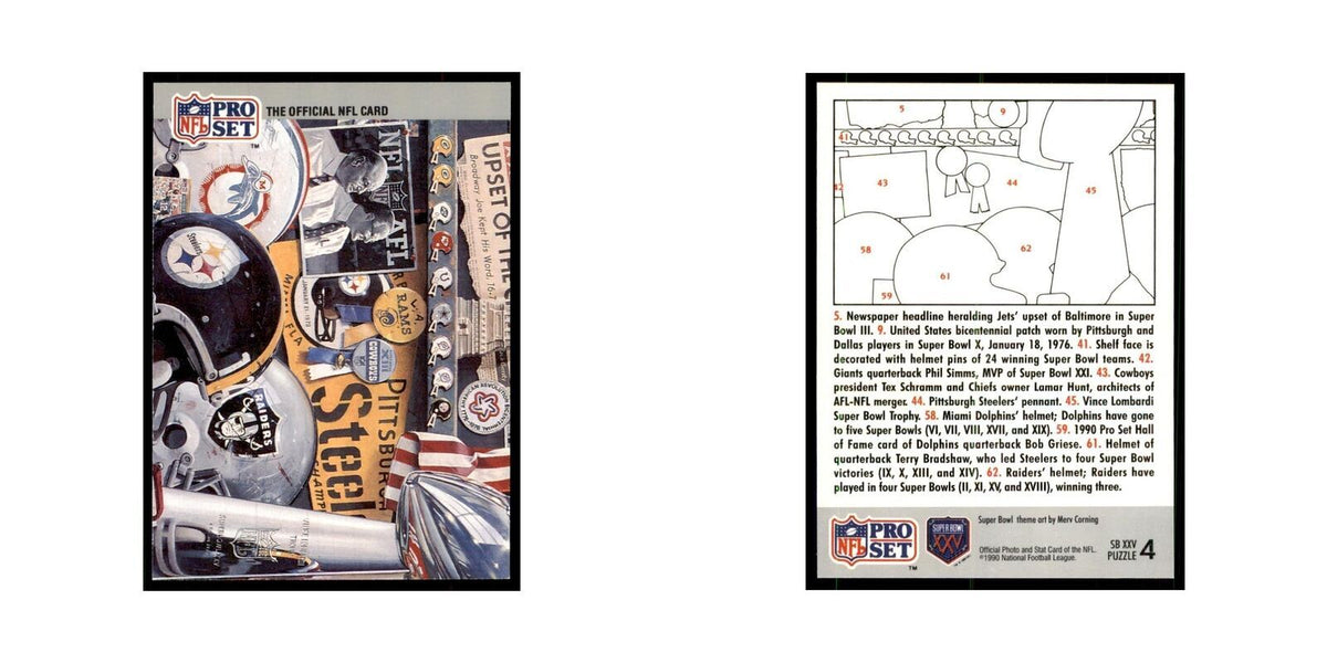 1990 Pro Set Silver Anniversay Commemorative Puzzle 4 #4