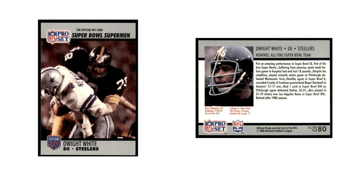 1990 Pro Set Silver Anniversay Commemorative Dwight White #80