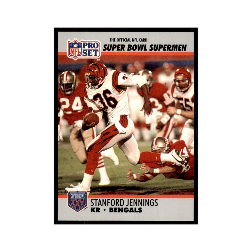 1990 Pro Set Silver Anniversay Commemorative Stanford Jennings #126