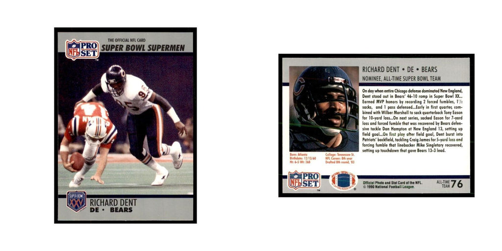 1990 Pro Set Silver Anniversay Commemorative Richard Dent #76
