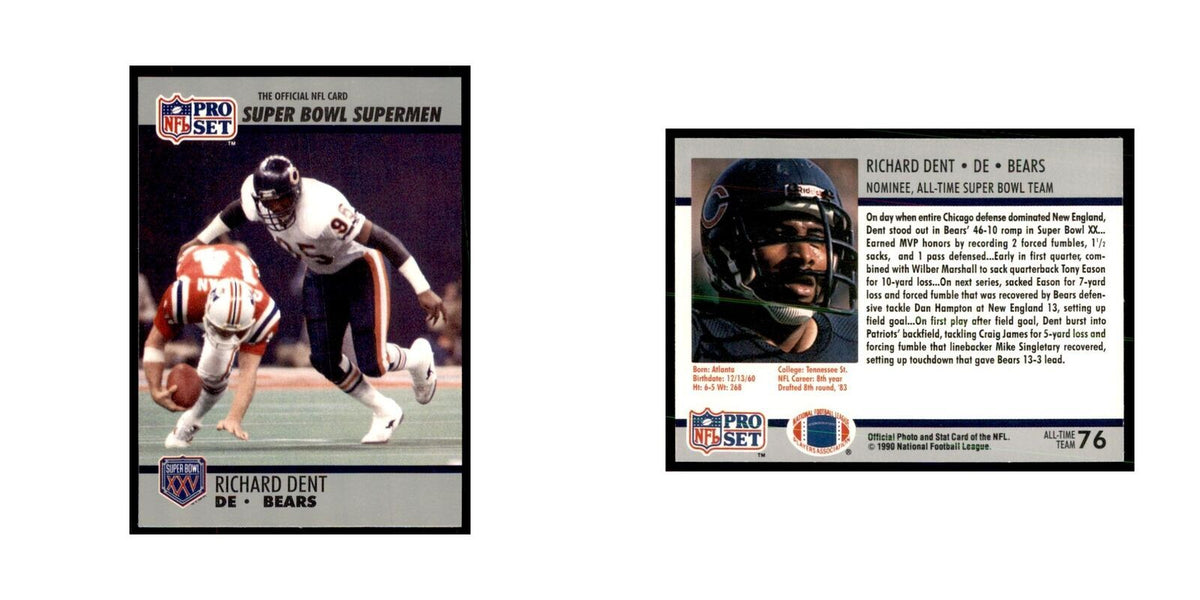 1990 Pro Set Silver Anniversay Commemorative Richard Dent #76