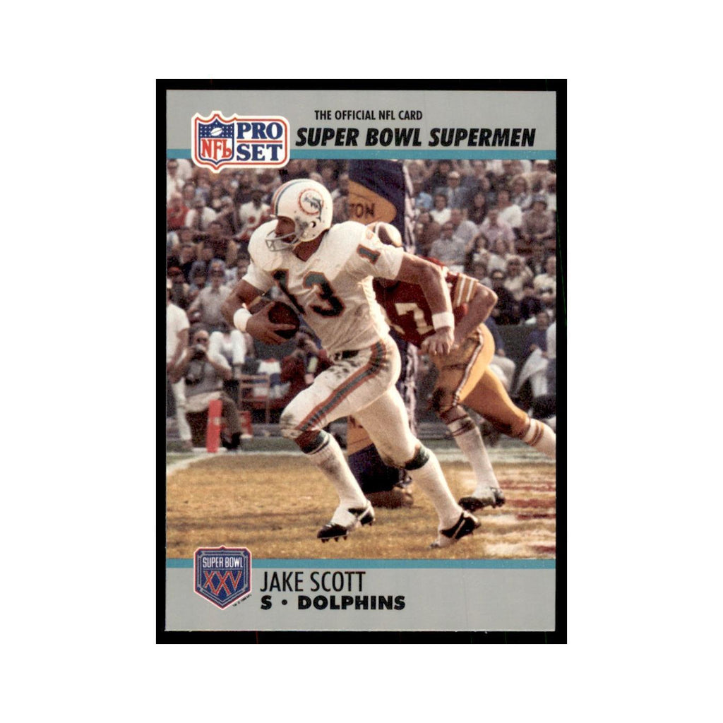 1990 Pro Set Silver Anniversay Commemorative Jake Scott #112