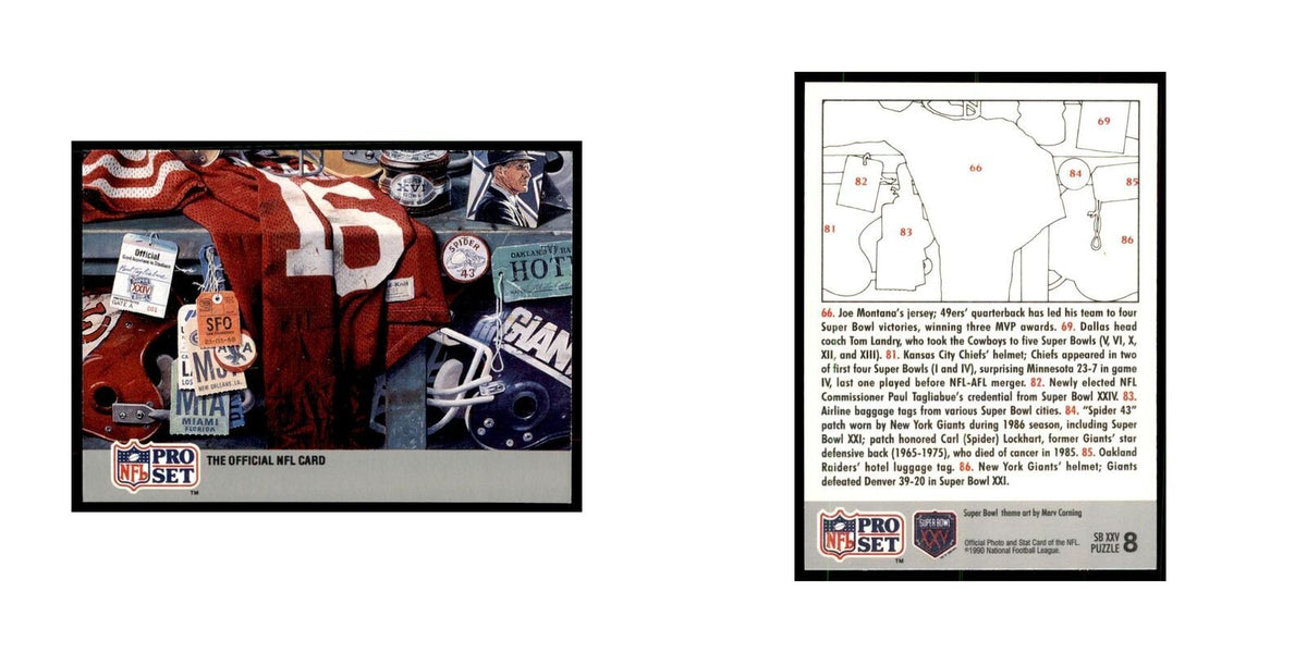 1990 Pro Set Silver Anniversay Commemorative Puzzle 8 #8