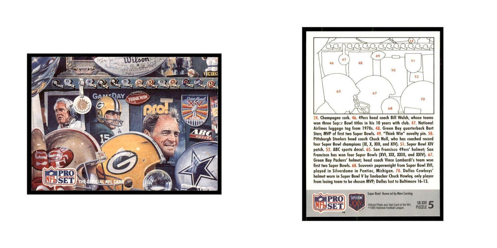 1990 Pro Set Silver Anniversay Commemorative Puzzle 5 #5