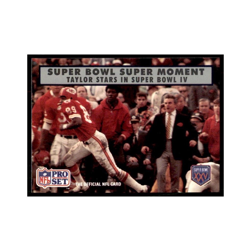 1990 Pro Set Silver Anniversay Commemorative Taylor Stars Super Bowl IV #139