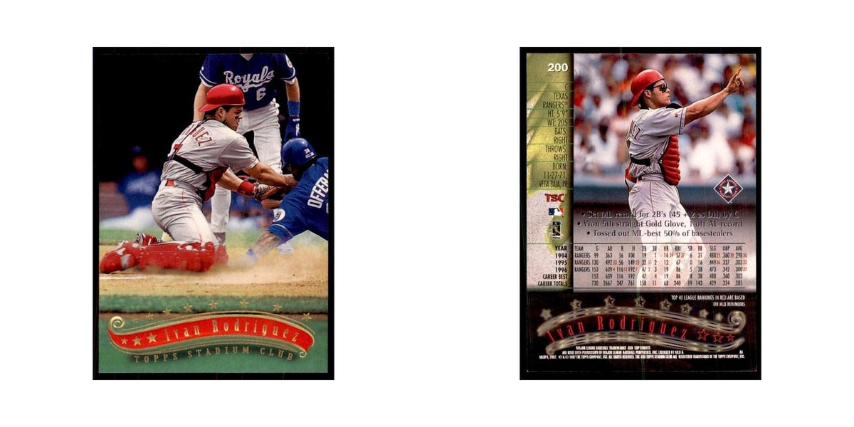 1997 Stadium Club Ivan Rodriguez Baseball Cards #200