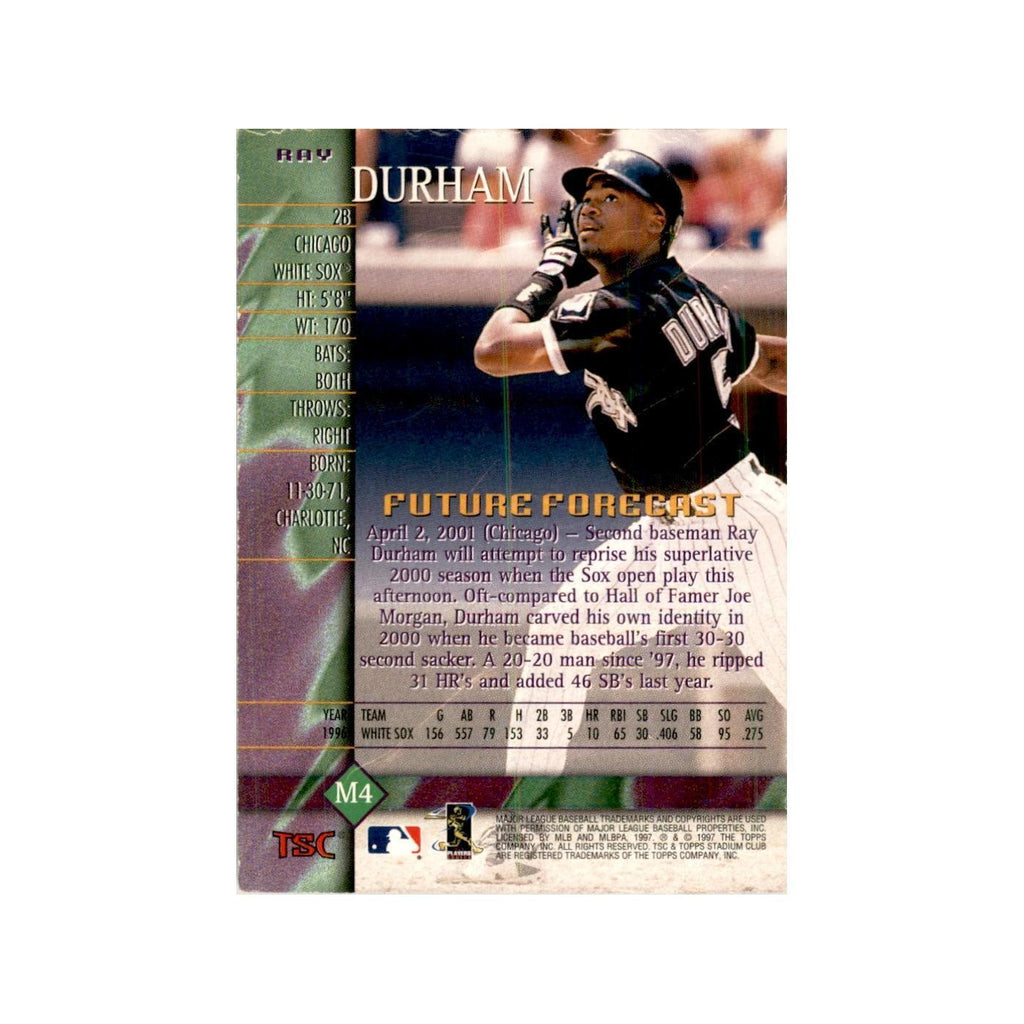 1997 Stadium Club Ray Durham Baseball Cards #M4