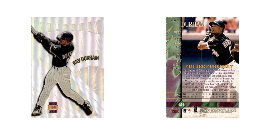 1997 Stadium Club Ray Durham Baseball Cards #M4