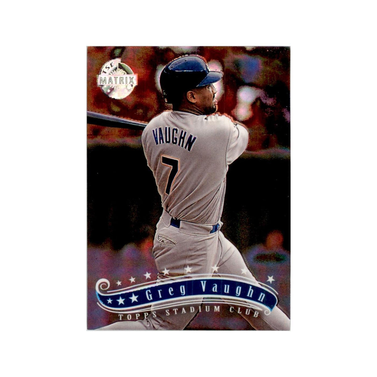 1997 Stadium Club Greg Vaughn Baseball Cards #214