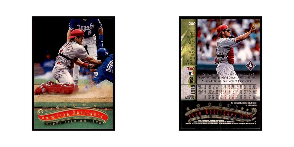 1997 Stadium Club Ivan Rodriguez Baseball Cards #200