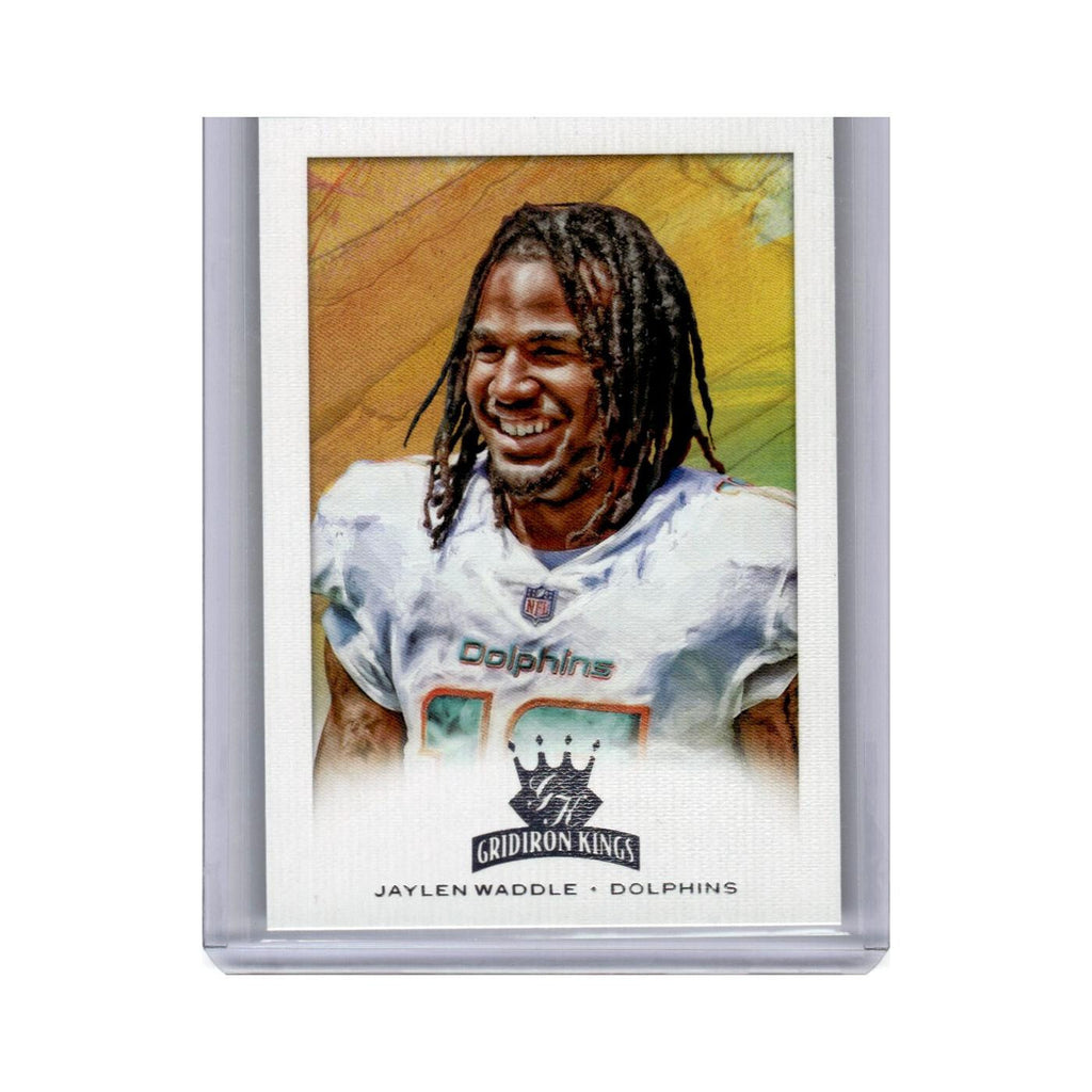 Jaylen Waddle 2021 Panini Chronicles Gridiron Kings #GK-26 Miami Dolphins NM