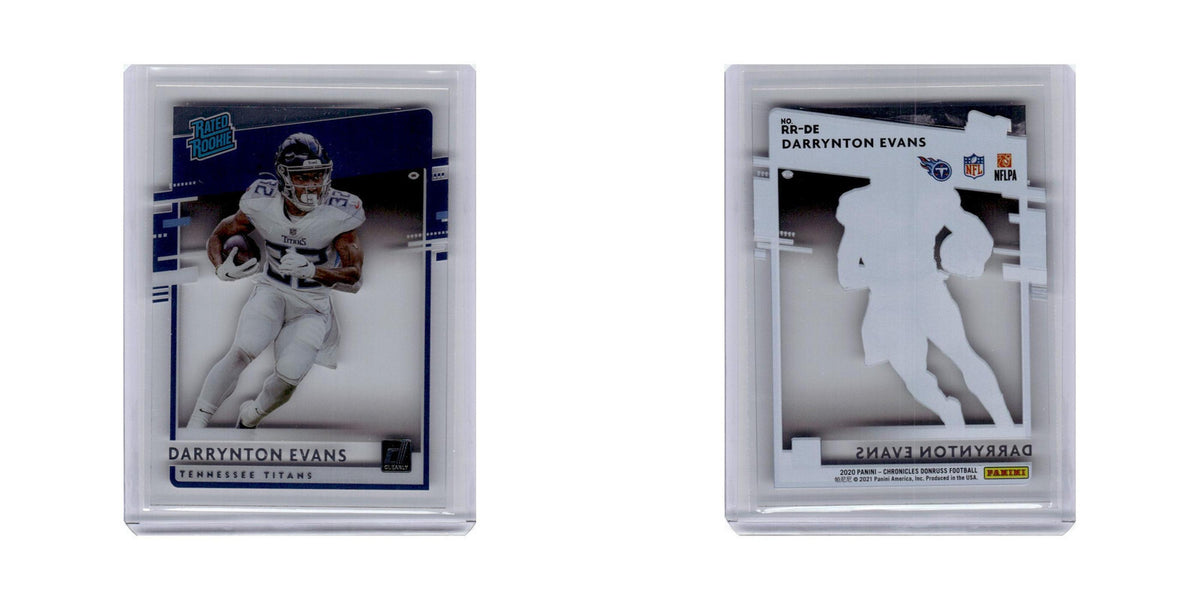 Darrynton Evans 2020 Donruss Clearly Rated Rookie #RR-DE Tennessee Titans NM