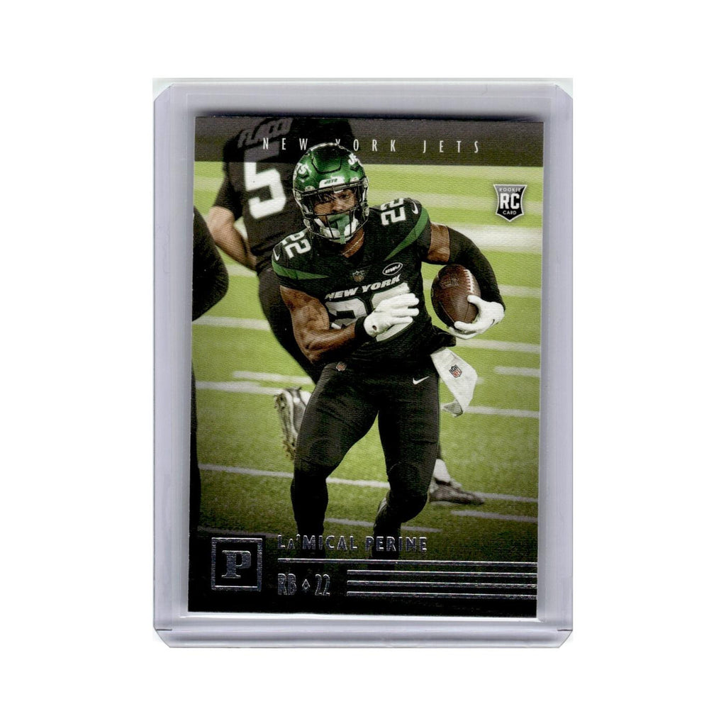 La'Mical Perine Rookie 2020 Panini Chronicles #PA-29 New York Jets NM