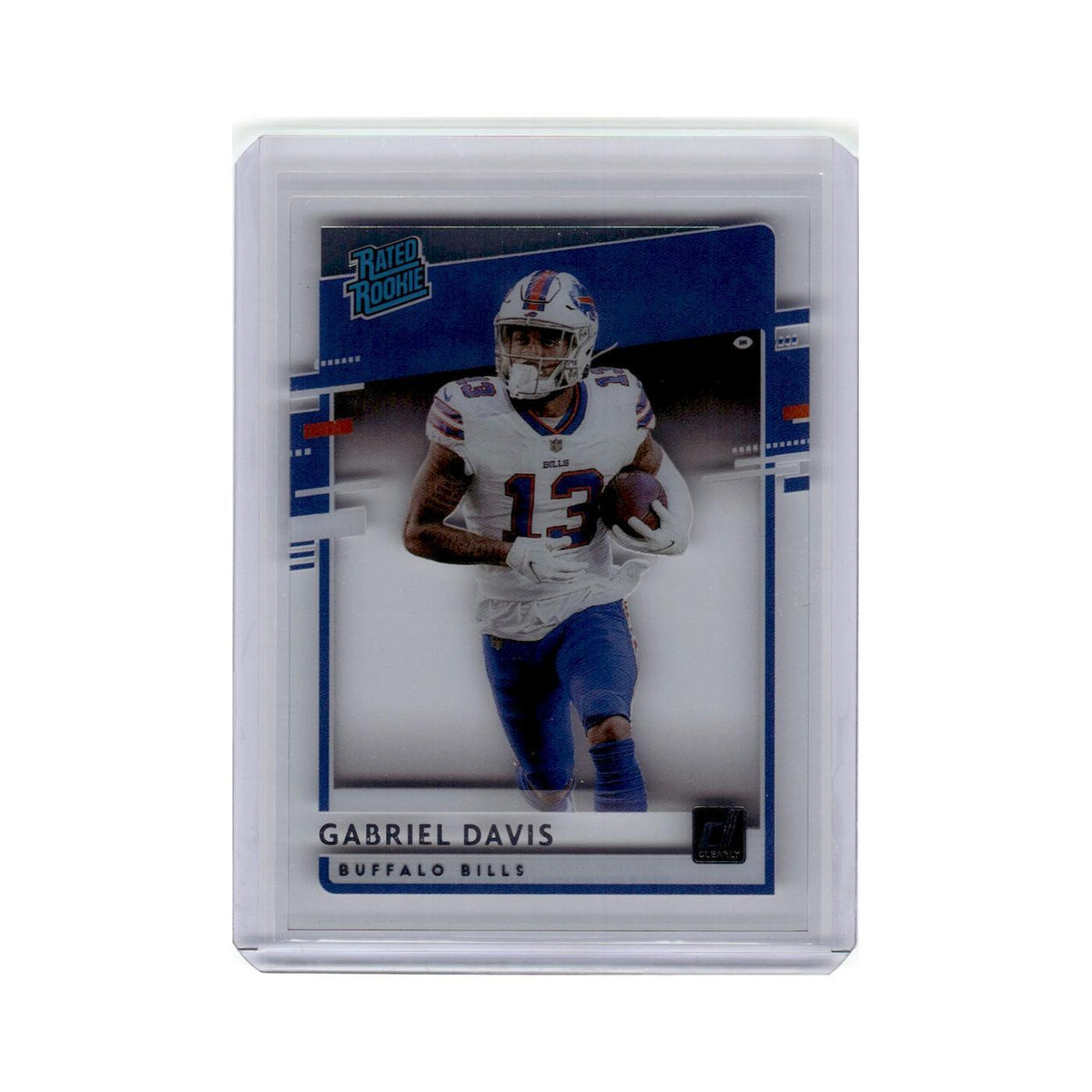 Gabriel Davis 2020 Donruss Clearly Rated Rookie #RR-GB Buffalo Bills NM
