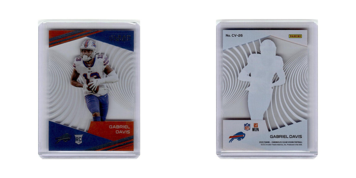Gabriel Davis Rookie 2020 Panini Chronicles Clear Vision Rookies #CV-26 Bills NM