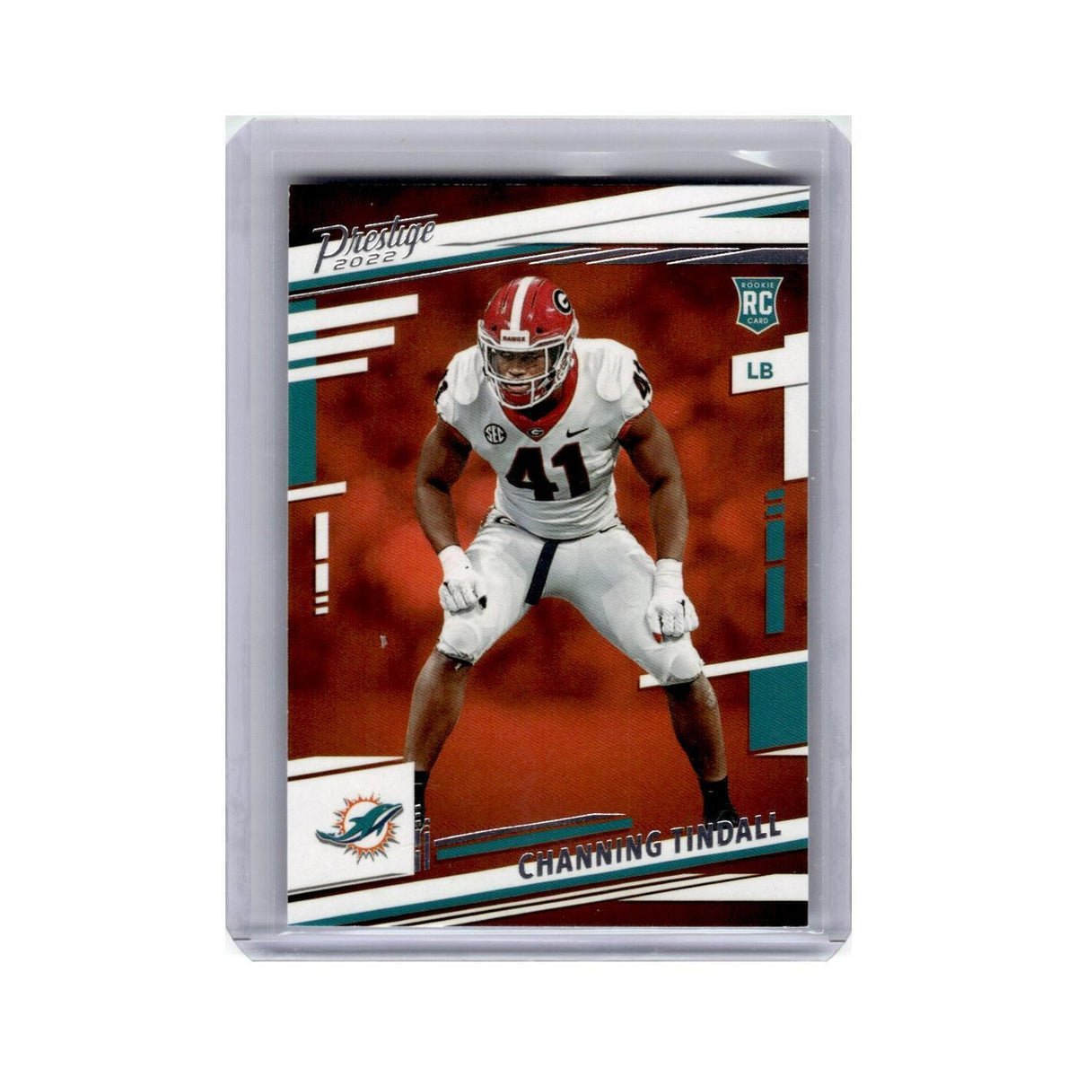 Channing Tindall Rookie 2022 Panini Prestige #361 Miami Dolphins NM