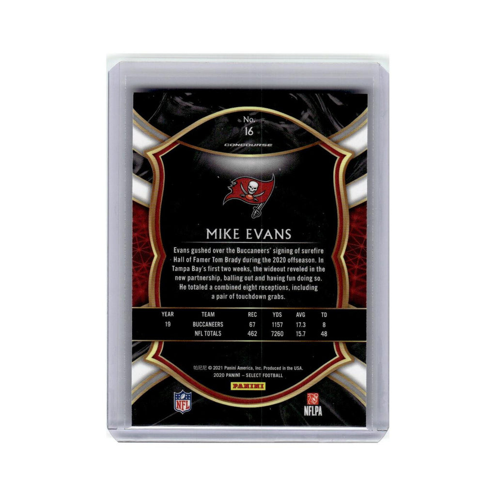 Mike Evans 2020 Panini Select #16 Tampa Bay Buccaneers Football Card NM