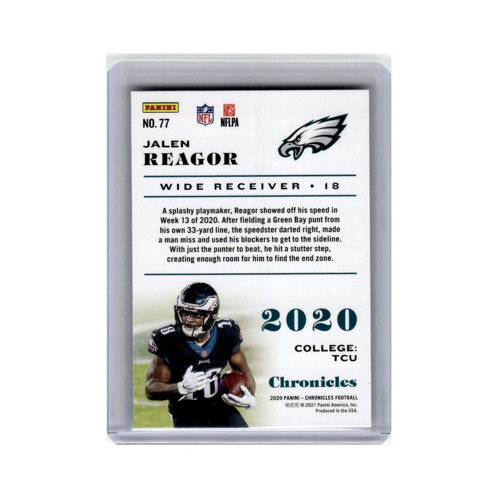 Jalen Reagor Rookie 2020 Panini Chronicles #77 Philadelphia Eagles NM