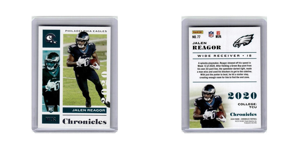 Jalen Reagor Rookie 2020 Panini Chronicles #77 Philadelphia Eagles NM