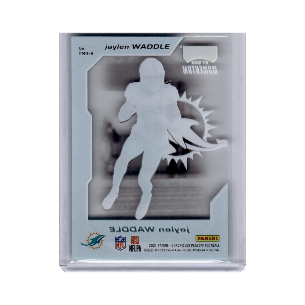 Jaylen Waddle 2021 Panini Chronicles Playoff Momentum Rookies #PMR-6 Dolphins NM