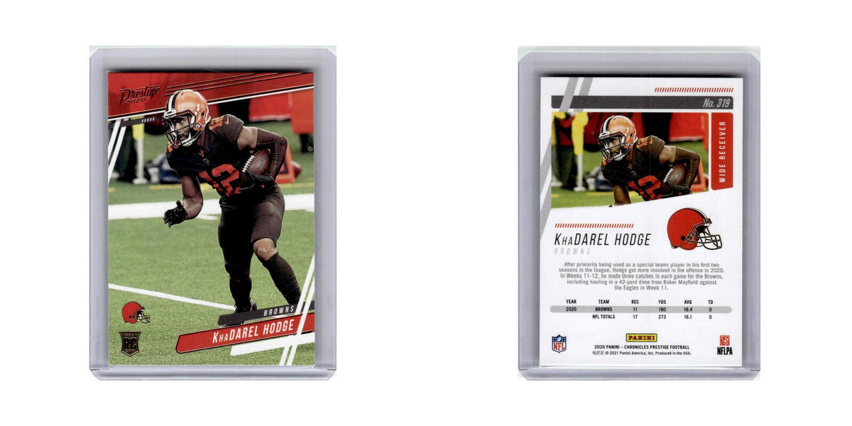 KhaDarel Hodge Rookie 2020 Panini Chronicles Prestige #319 Cleveland Browns NM