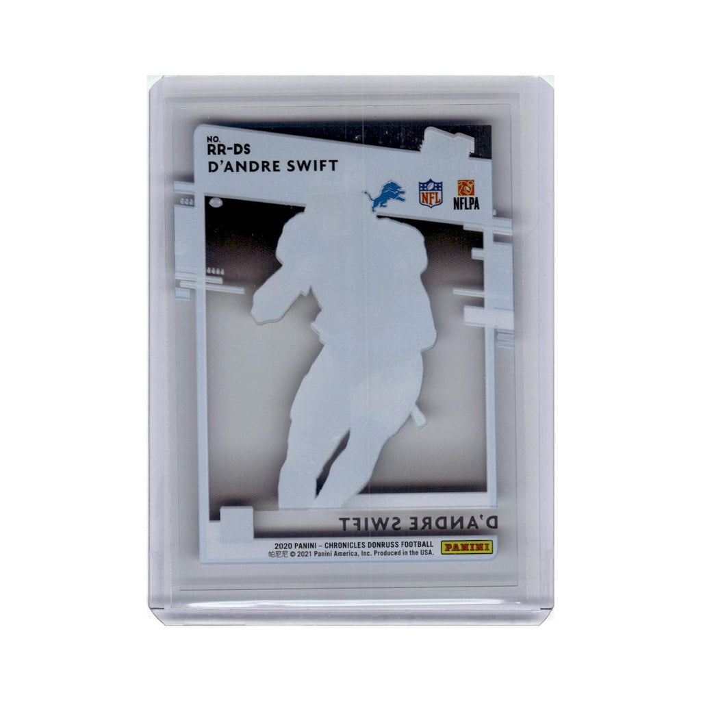 D'Andre Swift 2020 Donruss Clearly Rated Rookie #RR-DS Detroit Lions NM