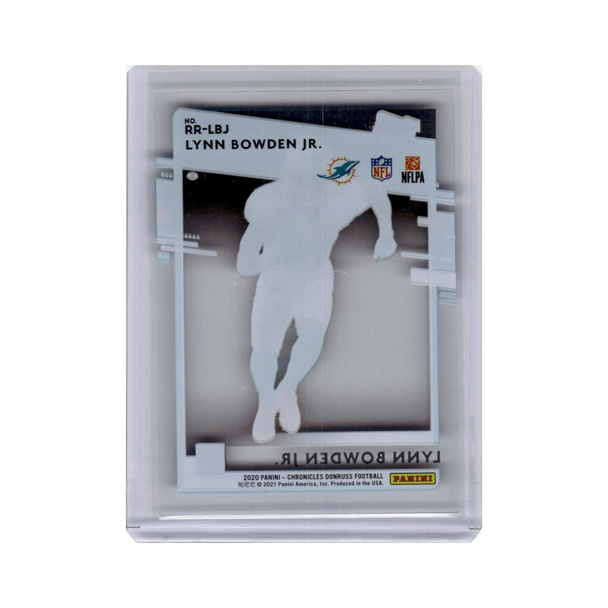 Lynn Bowden Jr. 2020 Donruss Clearly Rated Rookie #RR-LBJ Miami Dolphins NM