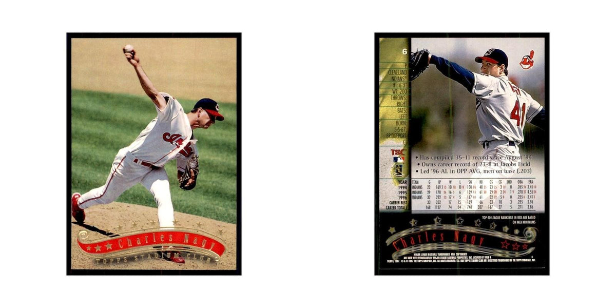 1997 Stadium Club Charles Nagy Baseball Cards #6