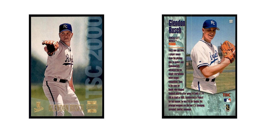 1997 Stadium Club Glendon Rusch Baseball Cards #191