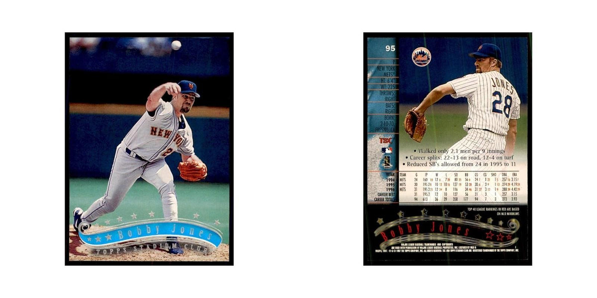 1997 Stadium Club Bobby Jones Baseball Cards #95