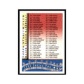 1997 Stadium Club Checklist Baseball Cards #1 OF 4