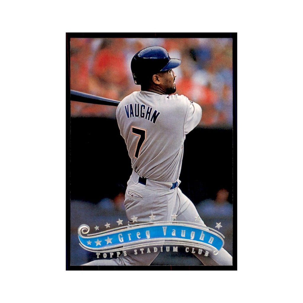 1997 Stadium Club Greg Vaughn Baseball Cards #214