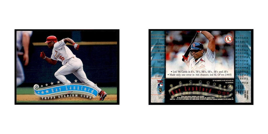 1997 Stadium Club Ray Lankford Baseball Cards #236