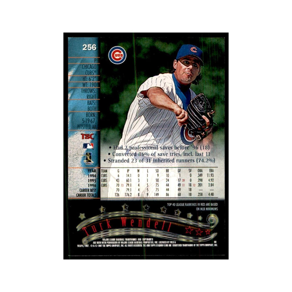 1997 Stadium Club Turk Wendell Baseball Cards #256