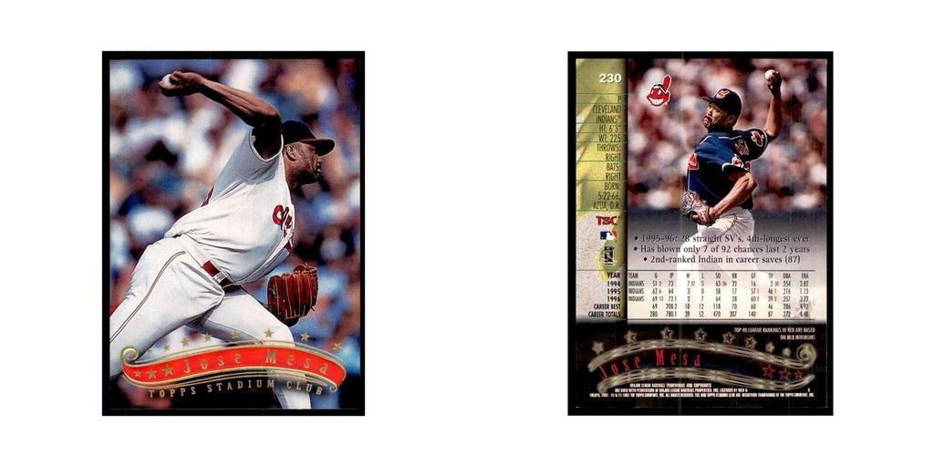 1997 Stadium Club Jose Mesd Baseball Cards #230