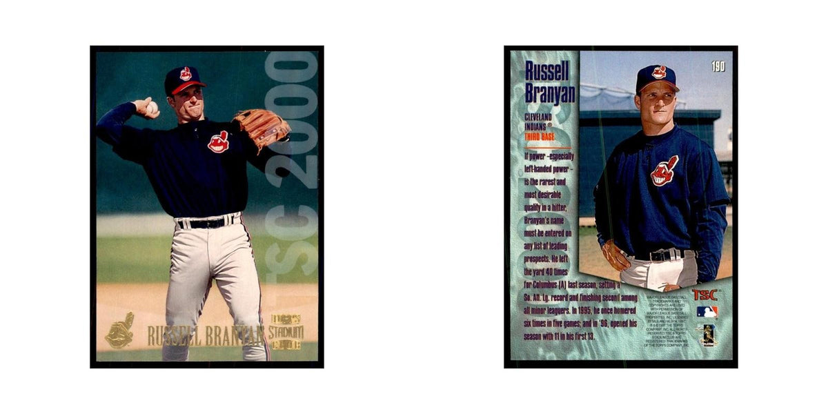 1997 Stadium Club Russell Branyan Baseball Cards #190
