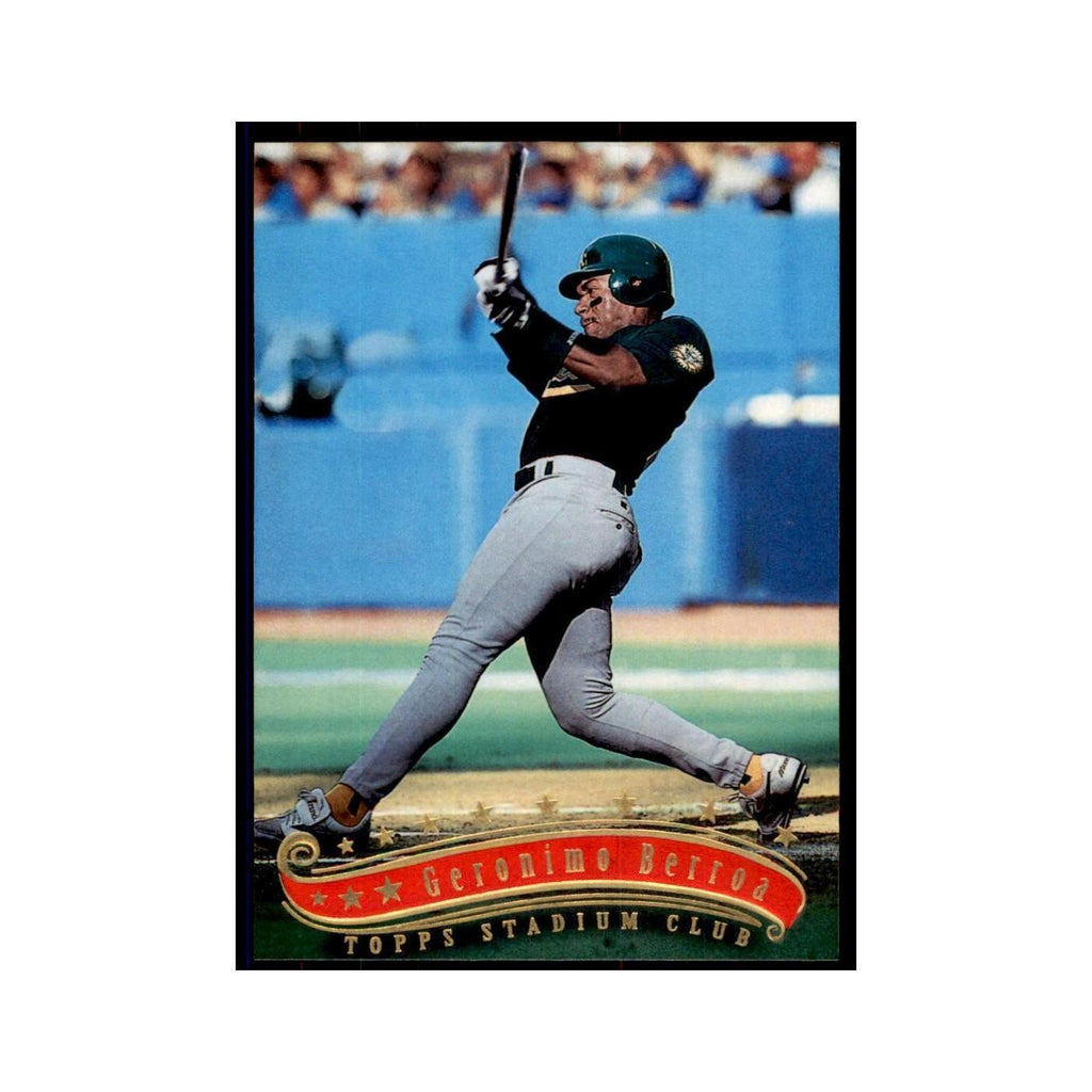 1997 Stadium Club Geronimo Berroa Baseball Cards #243