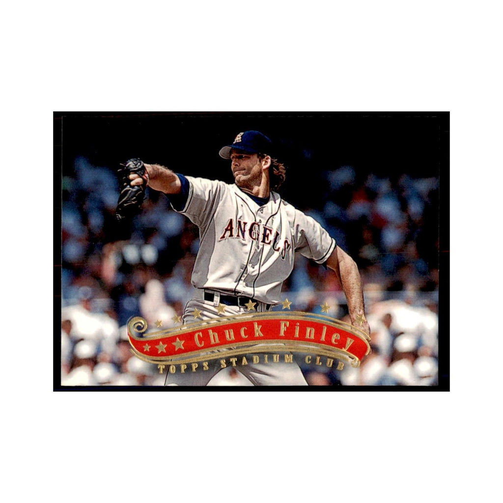 1997 Stadium Club Chuck Finley Baseball Cards #102