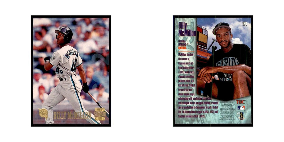 1997 Stadium Club Billy McMillon Baseball Cards #186