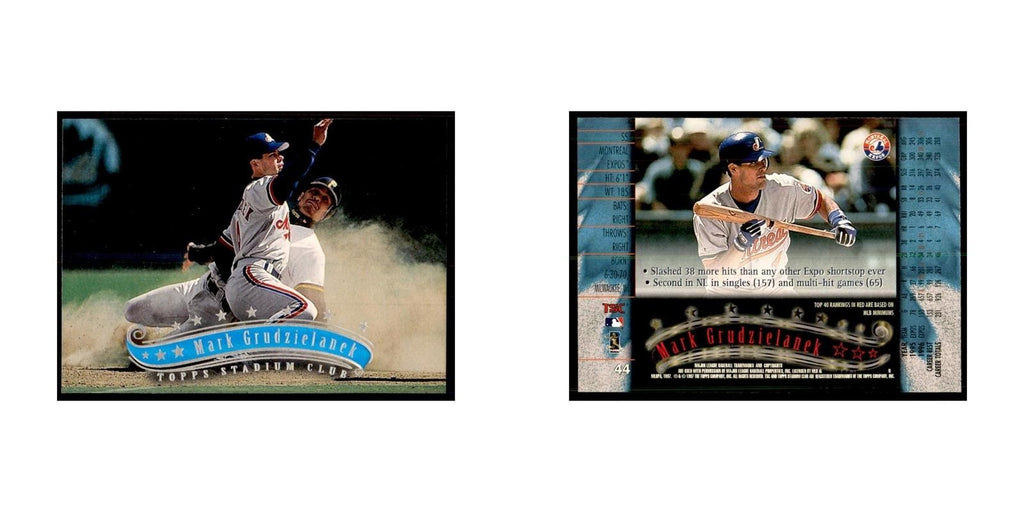 1997 Stadium Club Mark Grudzielanek Baseball Cards #44