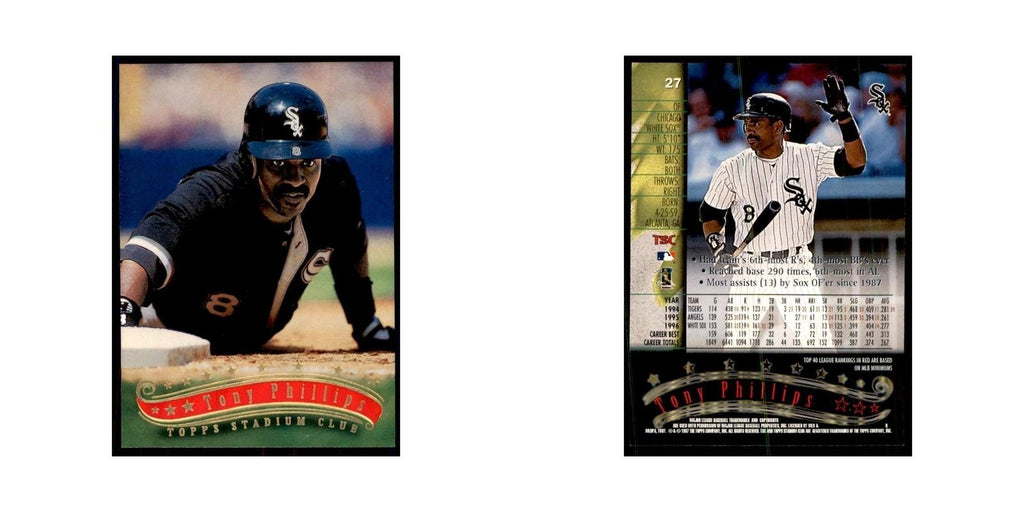 1997 Stadium Club Tony Phillips Baseball Cards #27