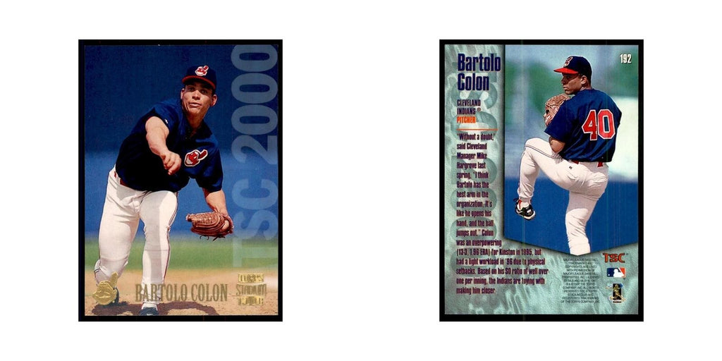 1997 Stadium Club Bartolo Colon Baseball Cards #192