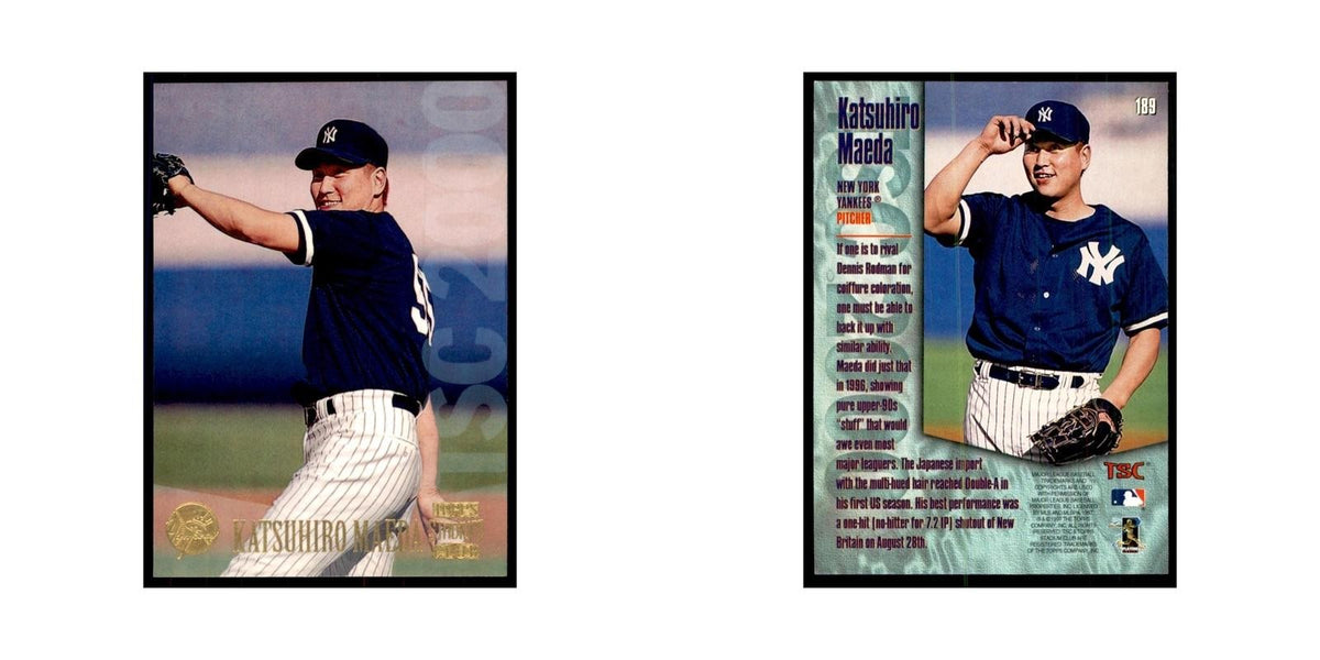1997 Stadium Club Katsuhiro Maeda Baseball Cards #189