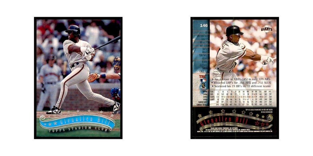 1997 Stadium Club Glenallen Hill Baseball Cards #146