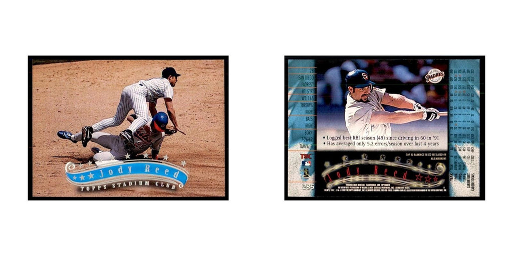 1997 Stadium Club Jody Reed Baseball Cards #285